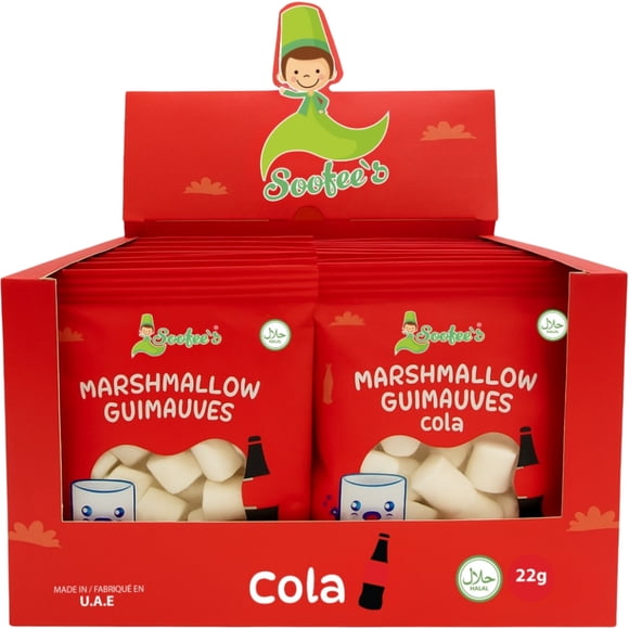 Soofees Cola Marshmallows 22g (Box of 12)
