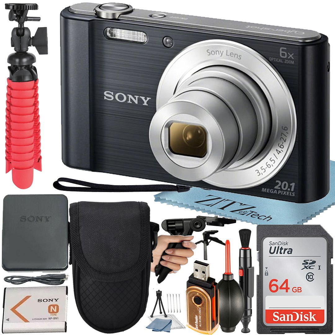 Sony Cyber-shot DSC-W810 Digital Camera ( Black ) + Camera Case +