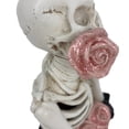 thumbnail image 4 of Way to Celebrate Resin Skeleton With Rose, 4 of 5