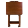 thumbnail image 4 of Winsome Alex 5-PC Snack Table Set in Walnut finish, 4 of 9