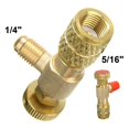 thumbnail image 1 of Bgsha R410A Tuyau de Recharge pour Climatiseur R32 Valve de Commande 1/4 Pieds''-5/16 Pieds'', 1 of 10