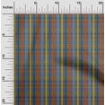 thumbnail image 1 of oneOone Silk Tabby Fabric Madras Check Printed Craft Fabric BTY 42 Inch Wide, 1 of 3