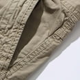 thumbnail image 3 of yievot Short Cargo Décontracté en Sergé pour Homme Coton Classique Cargo Extensible Short Léger à Multiples Poches Short de Travail, 3 of 3