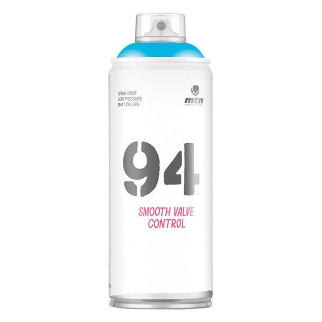 Montana Colors 1863232 11 oz 94 Matte Spray Paint, Argo Blue - 6 per Pack