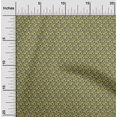 thumbnail image 1 of oneOone Georgette Viscose Fabric Leaves & Floral Block Decor Fabric Printed BTY 42 Inch Wide, 1 of 5