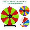 thumbnail image 2 of WinSpin 24" Display Prize Wheel Red & Green DIY Tabletop 12 Slots Modular Custom Spinning Wheel for Pop Up Trade Show, 2 of 8