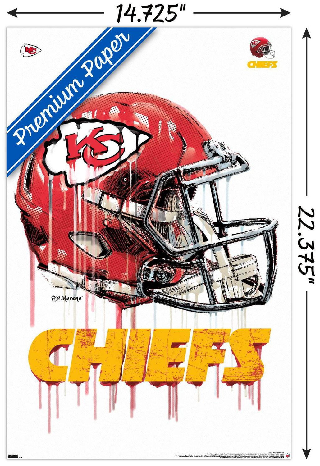 NFL Kansas City Chiefs - Casque anti-goutte 20