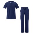 thumbnail image 1 of Adar Addition Scrub Set For Men - Classic V-Neck Scrub Top & Cargo Scrub Pants, 1 of 7