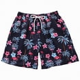 thumbnail image 1 of Gubotare Short Cargo Garçon Tout-Petit Short pour Homme Évacuant l'Humidité devant Plat Extensible Performance Short 2t 3t (Noir,2-3 Ans), 1 of 7