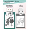 thumbnail image 3 of Mini Printer Portable, Inkless Sticker Printer with 8 Rolls Paper, Bluetooth Wireless Mini thermal Printer Compatible with iOS + Android for Journal, Memo, Photo, Print Pod Gifts for Girls Kids, 3 of 7