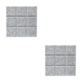 thumbnail image 2 of Thinsony Cork Board Tiles 12 x 12 Message Home Board Board School silver gray 12 Inch x 12 Inch 2Set, 2 of 6