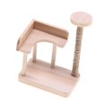thumbnail image 1 of Ruiboury 1:12 Dollhouse Cat Climbing Frame Cat Scratch Post for Miniature Scene style A, 1 of 6