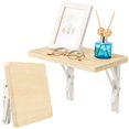 thumbnail image 1 of Tablette Pliante avec Support, Tablette Pliable Robuste, Table Pliante Murale en Bois, Tablette Flottante Gain de Place pour Buanderie Cuisine Salle d'Étude, 1 of 8