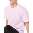 thumbnail image 3 of Hanes T-Shirts à Col Rond ComfortSoft pour Hommes, Lot de 4, L, Rose Pâle, 3 of 7