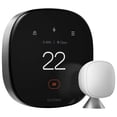 thumbnail image 1 of ecobee - Enhanced Smart Programmable Touch-Screen Wi-Fi Thermostat with Alexa, Apple HomeKit and Google Assistant - Black, 1 of 8
