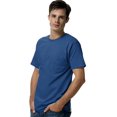 thumbnail image 1 of Hanes TAGLESS Men`s Pocket T-Shirt, XL, Deep Royal, 1 of 1