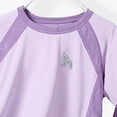 thumbnail image 4 of Gubotare Ensemble Athlétique pour Tout-Petit Ensembles de Vêtements pour Garçons T-Shirt à Col Ras du Cou de Performance Athlétique Ample et Short Tenues 2T 3T (Violet,2-3 Ans), 4 of 4