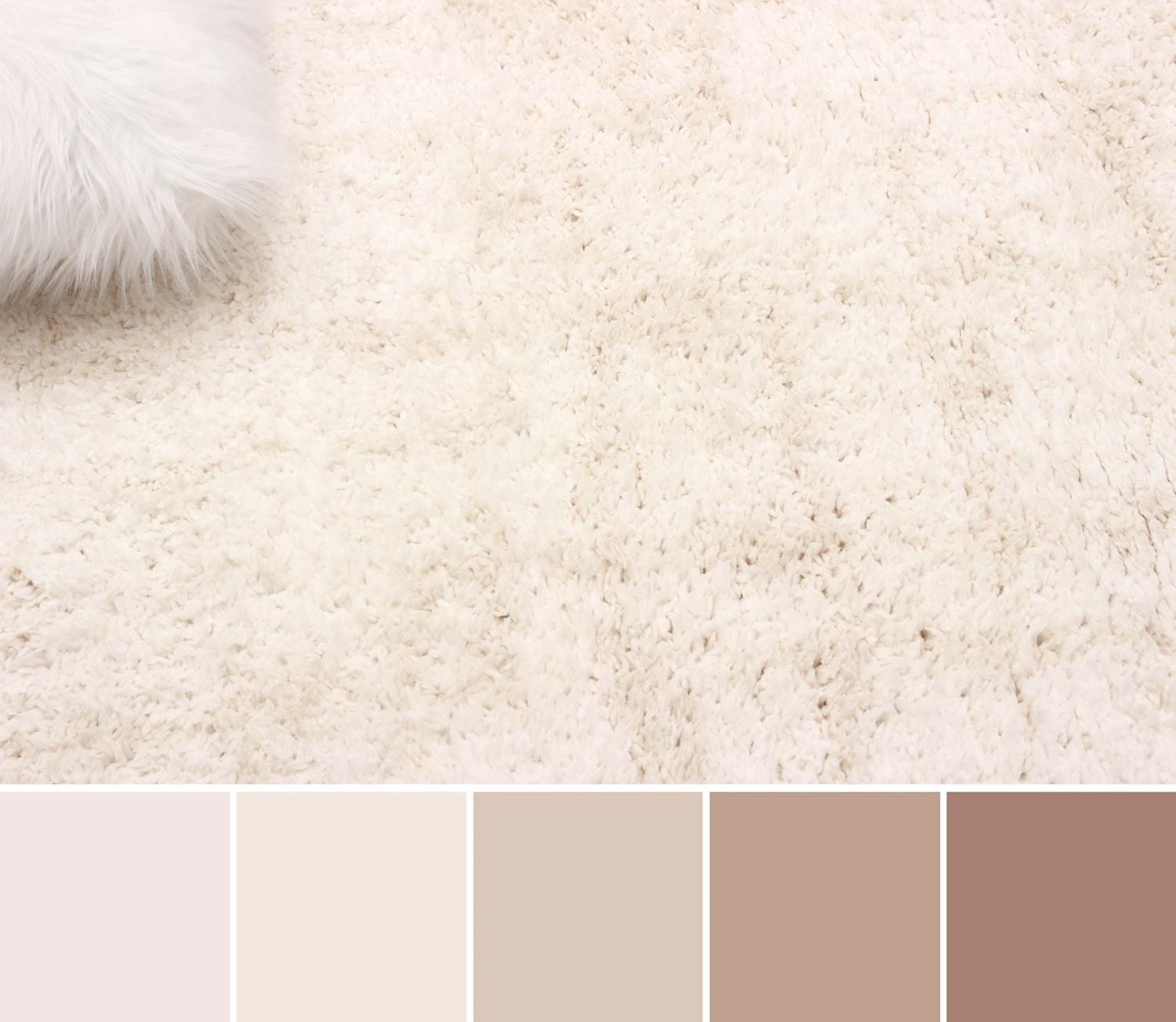 ECARPET Bliss 5'0" x 8'0" Contemporary/Modern, Plush & Shags Area Rug for Living Room, Bedroom, Dining Entrance, Hallway and More.