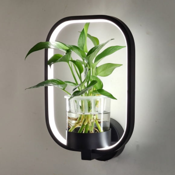 GOYDSY Modern LED White Wall Light Warm 3000K Flower Pot Indoor
