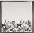thumbnail image 2 of Vargottam Collection de Luxe Linge de Table Décor Serviette en Coton Tissu Imprimé Serviettes Réutilisables Ensemble de 12, 20 X 20 - Arbres Tropicaux, 2 of 6