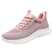 NOKIO Women’s Breathable Mesh Sports Shoes Lightweight Casual Athletic Sneakers Comfortable Fashionable Versatile Walking Shoes