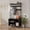 Black, variant on EDTara 5-in-1 Hall Tree with Bench, Coat Rack, Shoe Storage, Drawers, and Top Shelf – 36.41'' Freestanding Entryway Organizer with 17 Hooks for Mudroom or Entryway