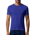 thumbnail image 2 of Viluyesy Tee T-Shirt à Manches Courtes pour Hommes Été Gym Séchage Rapide Col Rond Coupe Ajustée Muscle Élastique Manches Courtes Bleu 4TG, 2 of 9