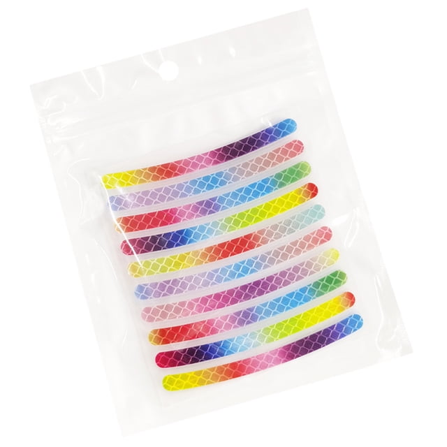 Reflective Wheel Rim Stickers for Car and Motorcycle Night Safety Decoration, 20 Pcs