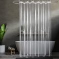 thumbnail image 1 of YAOMOBB Rideau de Douche en Plastique à Séchage Rapide Imperméable Doublure de Rideau de Douche Transparente Aimants Oeillets Inoxydables Doublure en Plastique à Séchage Rapide Salle de Bain, 1 of 6
