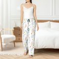 thumbnail image 4 of Xecao Cute Tennis Rackets for Women's Pajama Pants with Drawstring Waist and Side Pockets Lightweight Lounge Sleep Pants-Large, 4 of 6
