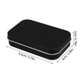 thumbnail image 2 of Raindrops Mini Metal Box with Hinged Lid 2pcs Tinplate Storage Case for Coins and Trinkets, 2 of 8