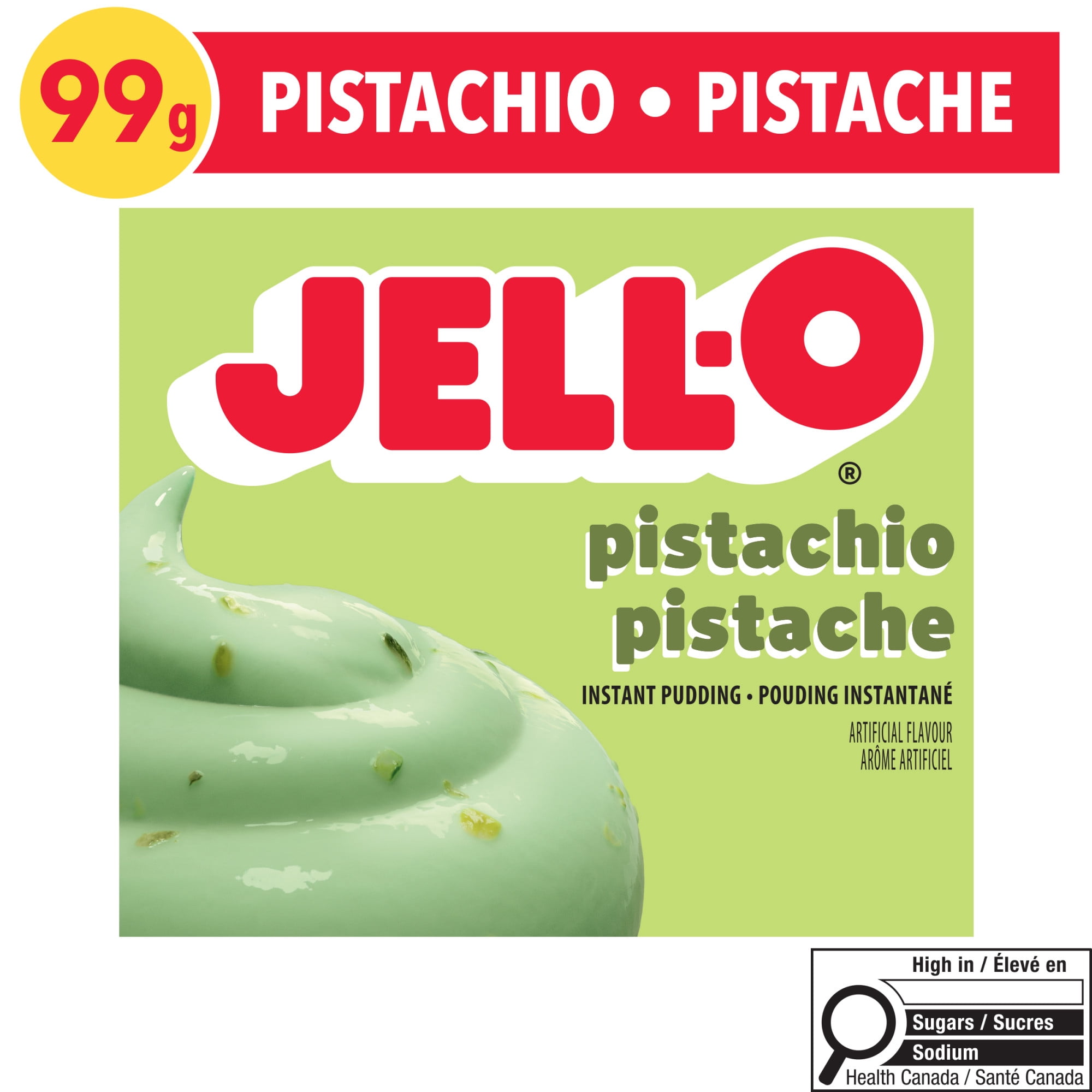 Jell-O Pistachio Instant Pudding Mix, 99 g Box - Walmart.ca