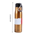 thumbnail image 3 of Bouteille d'Eau Isolée en Acier Inoxydable / Isolation sous Vide à Double Paroi / Gobelet de Sport Grande Capacité / Bouteille de Randonnée en Plein Air et de Gym / Conception à Grand Goulot / Bouteille Simple, 3 of 5