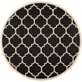 thumbnail image 1 of Safavieh Courtyard Black Indoor Outdoor Rug - Round 5'3", 1 of 1