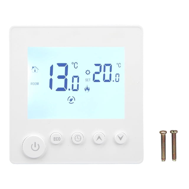 Thermostat Numérique Affichage LCD Programmable Contrôleur de Température AC 90240V pour Chauffage 3A Chauffage d'Eau