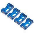 thumbnail image 1 of 4Pc Plastic D Cell Battery Holder Series or Parallel Professional Laboratory Battery Case Blue, 1 of 8