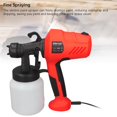 thumbnail image 4 of Electric Paint Sprayer for Fine Atomization, 3 Patterns, Adjustable Flow Rate Latex Spray  for Furniture, Walls, Ceilings, 4 of 7