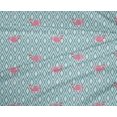thumbnail image 4 of oneOone Polyester Lycra Fabric Geometric & Flamingo Bird Print Fabric by Yard 56 Inch Wide, 4 of 4