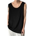 thumbnail image 3 of Tank Top for Men, Mens Summer Solid Fitness Sports Round Neck Large Tank Top, 3 of 4