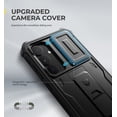 thumbnail image 4 of Dexnor for Samsung Galaxy S25 Plus Case with Built-in Slide Camera Cover & Screen Protector & Kickstand, Shockproof Rugged Case Full-Body Bumper Protective Cover for Galaxy S25 Plus 2025, Black, 4 of 7