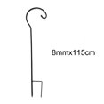 thumbnail image 1 of Mosiee Sturdy Iron Garden Shepherd Hook For Lantern And Birdbath Hanging, 1 of 7
