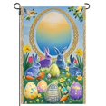 thumbnail image 1 of Garden Flag Holder Stand Garden Flags for All Seasons Dogs Table Runners 72 Inches Long Modern Outdoor Banner Stand Garden Flag Holder Stand with Solar Light Easter Garden Flag 12.5 X 18 Inch 2025, 1 of 4