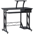 thumbnail image 1 of Computer Desk Laptop Table Space Saving Portable Home Office Wood Pullout, 1 of 10