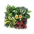 thumbnail image 4 of GROWTH TANK 9.8x9.8inch Simulation Grass Greenery Wall Panel Decor for Balcony Accessory Style F, 4 of 9