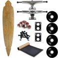 thumbnail image 1 of Moose Longboard Complete 9.25" x 46" Concave Cut Out Pintail Natural, 1 of 5