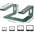 thumbnail image 2 of Laptop Stand Aluminum Laptop Riser Compatible with Apple Mac MacBook Air Pro to Notebook Computer Ergonomic Elevator Holder (Pink), 2 of 7