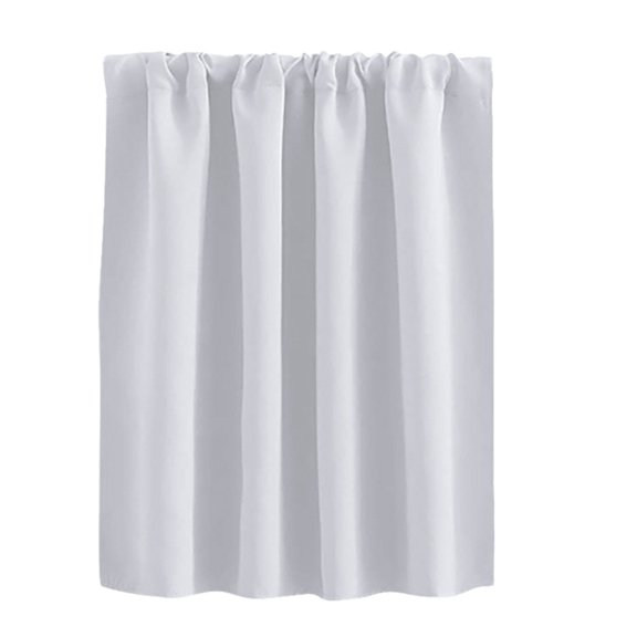 YWOAGH Rideaux Courts Unis de Qualité pour Salon, Chambre et Cuisine / Conception de Cloison en Tissu de Haute Précision Idéale pour Améliorer la Maison et l'Intimité Rideau Blanc