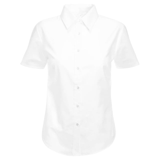 Hiiyo Chemise Habillée pour Grandes Filles, Manches Courtes, Boutonnée, Classique, École