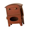 thumbnail image 3 of Elodie Armoire de Rangement Mini Pratique en Forme de Robot pour Bureau Salon Comptoir Brun, 3 of 8