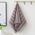 thumbnail image 4 of 6 Piece Soft Absorbent Cotton Towel Set | 27x12 Inch Hand & Face Towels | Multipurpose for Gym, Spa, Beauty & Home | White, Blue, Coffee Colors, 4 of 7